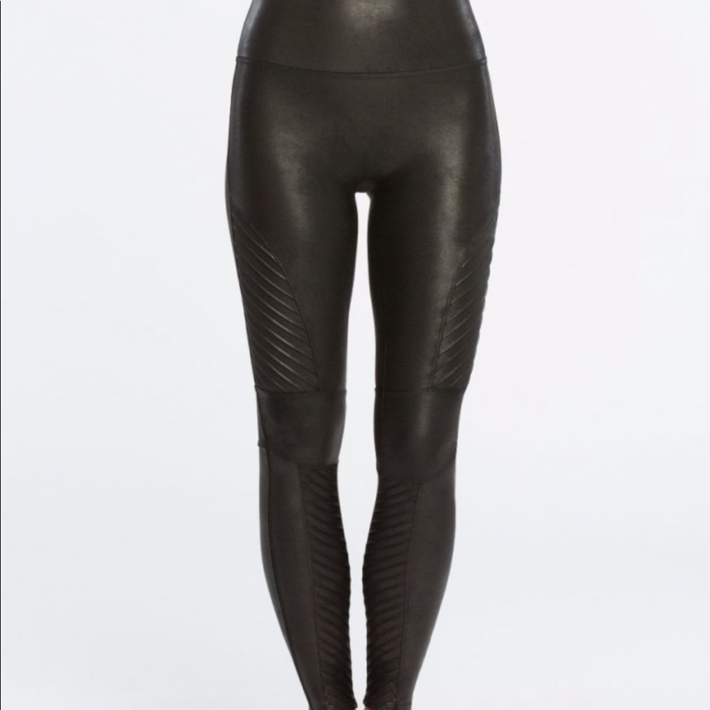 Faux Leather Moto Leggings